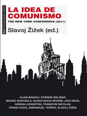 cover image of La idea de comunismo